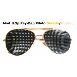 Mod. ROp Ray-Ban Piloto Dorado/Hueso.